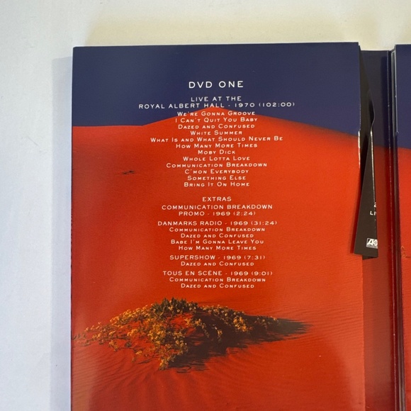 Led Zeppelin Live DVD Box Set (2 Discs, 2003) Pre-owned - Picture 4 of 10